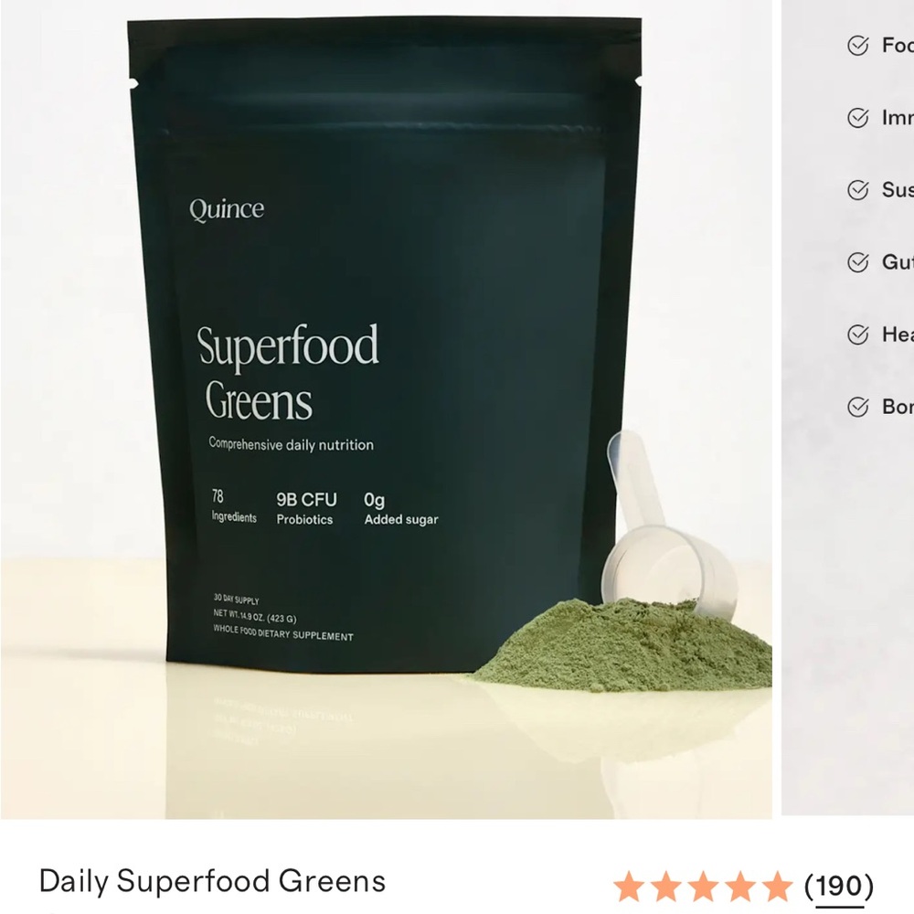 Quince Nutrient-Rich Superfood Blend